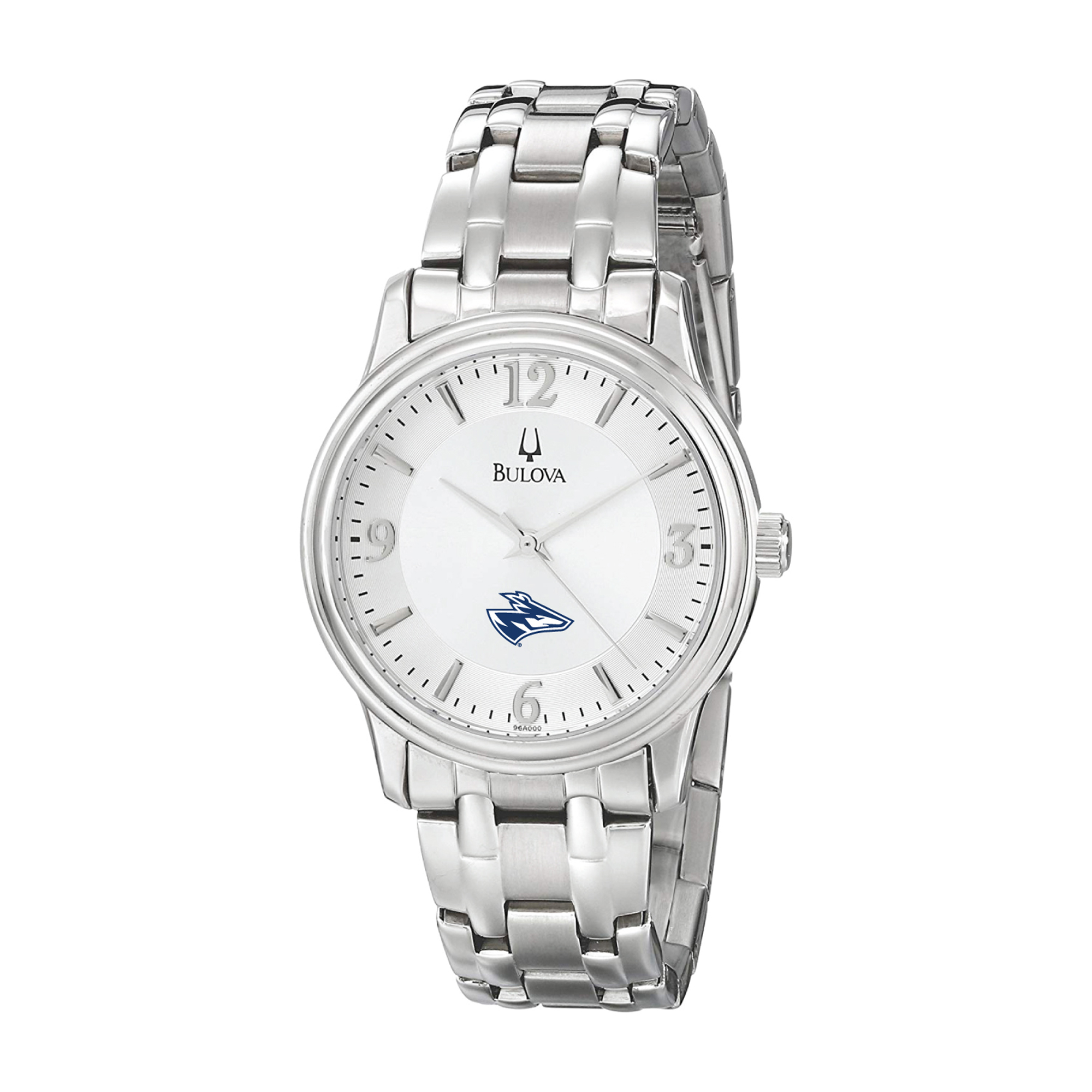 Men's Bulova  Silver Nebraska-Kearney Lopers Stainless Steel Quartz Watch