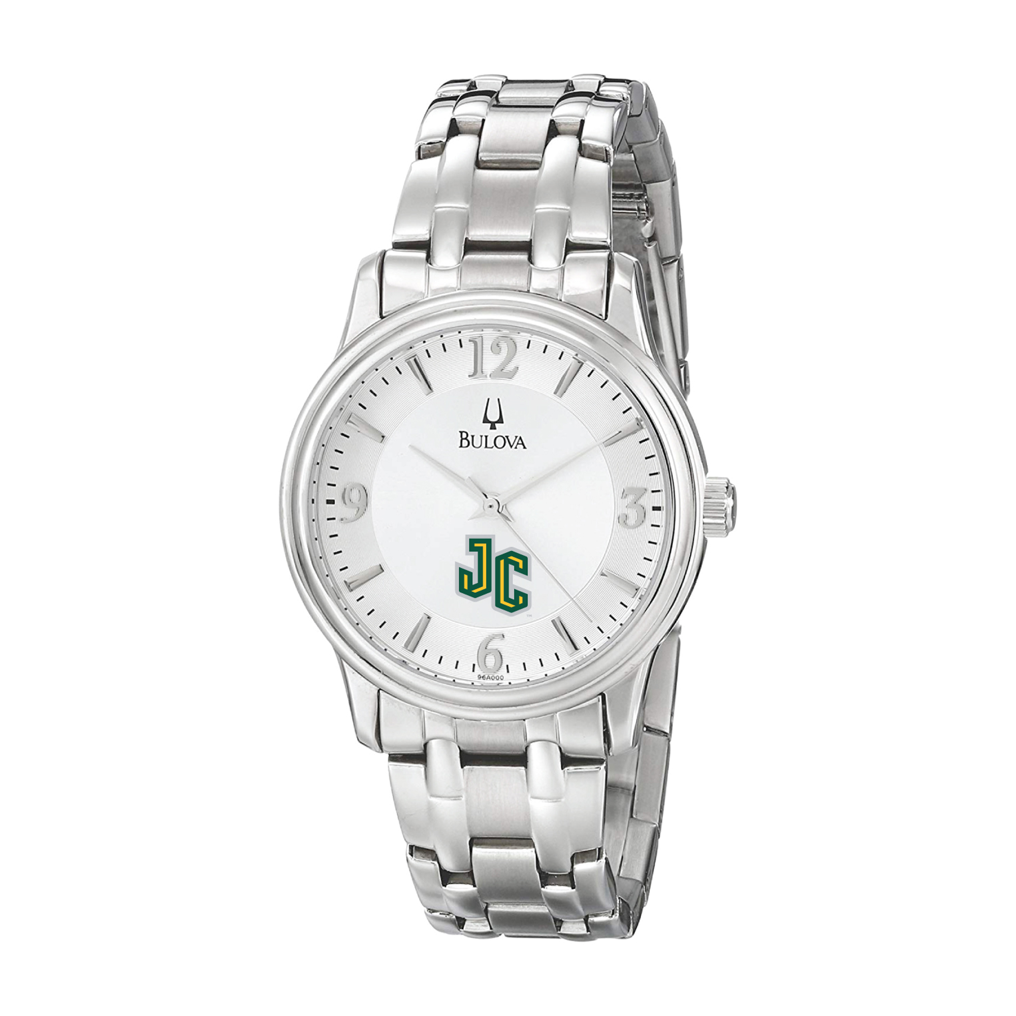 Men's Bulova  Silver New Jersey City Gothic Knights Stainless Steel Quartz Watch