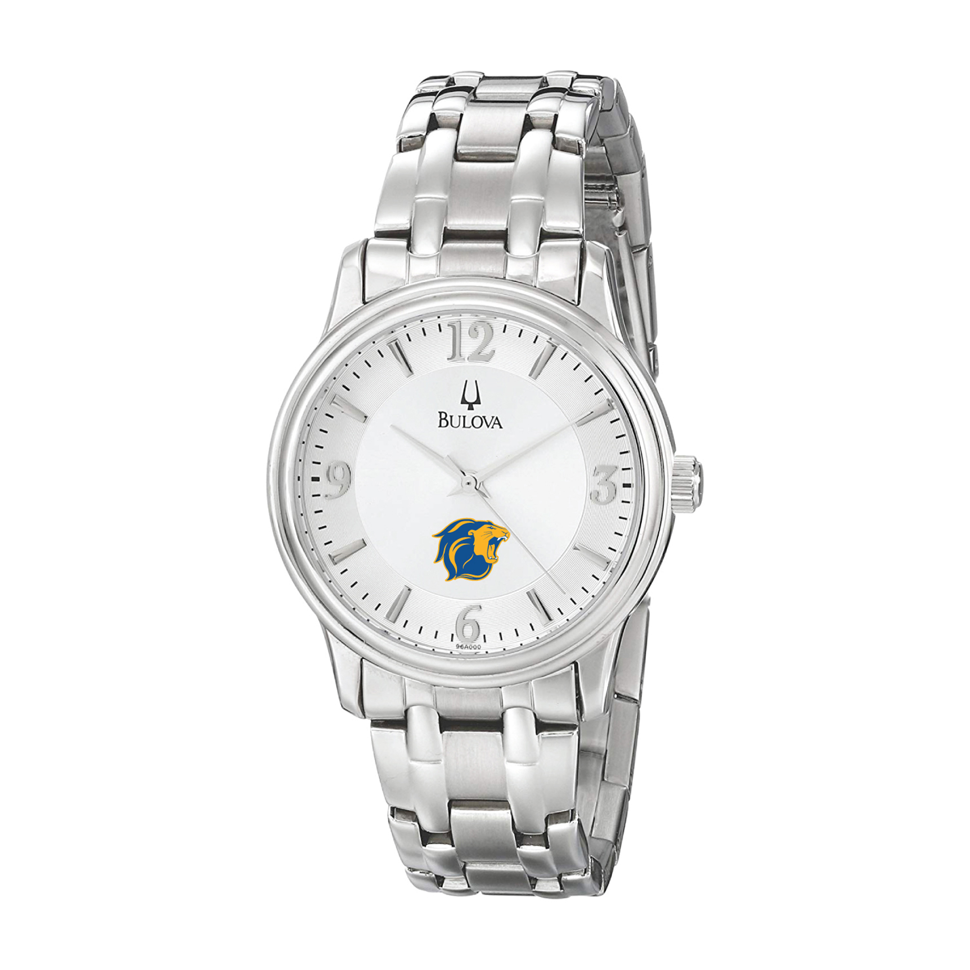 Men's Bulova  Silver College of New Jersey Lions Stainless Steel Quartz Watch
