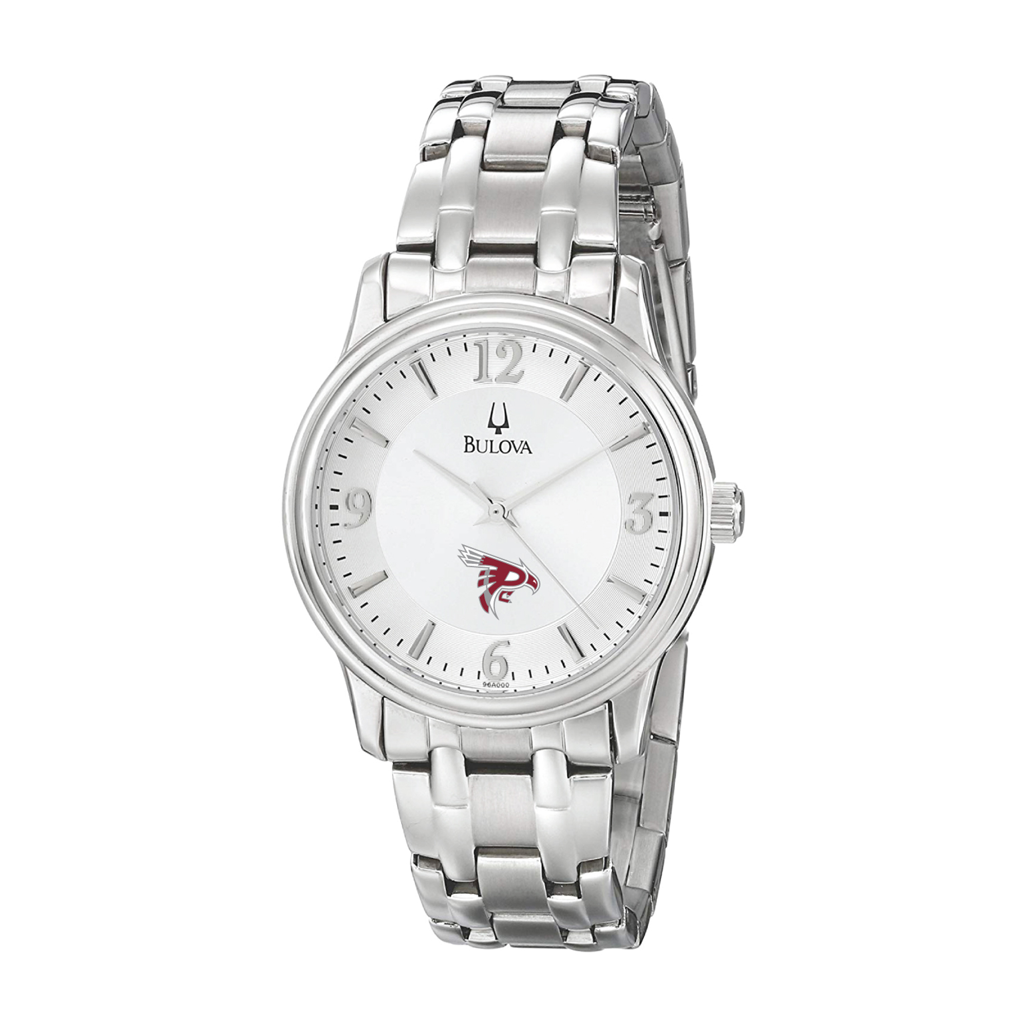 Men's Bulova  Silver Pierce College Raiders Stainless Steel Quartz Watch
