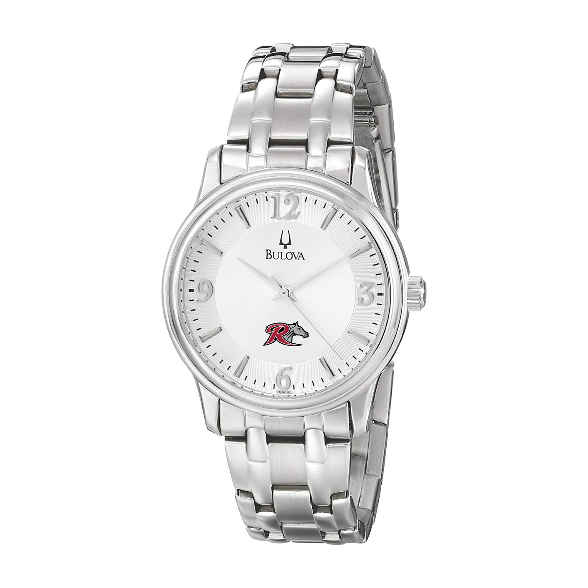 Men's Bulova  Silver Rider Broncs Stainless Steel Quartz Watch