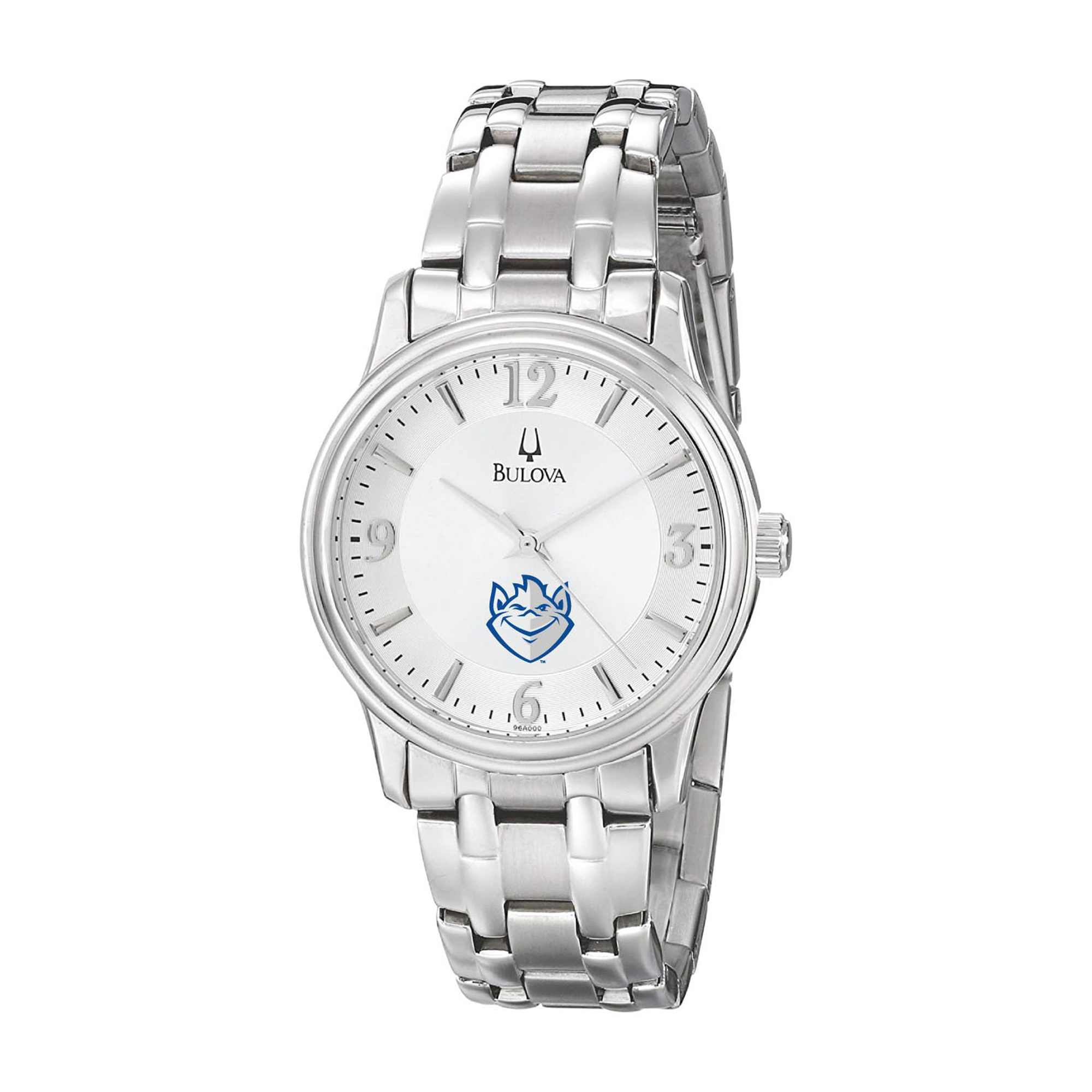 Men's Bulova  Silver Saint Louis Billikens Stainless Steel Quartz Watch