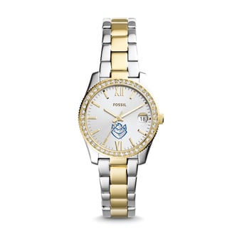 Women's Fossil  Silver/Gold Saint Louis Billikens Scarlette Mini Two-Tone Stainless Steel Watch