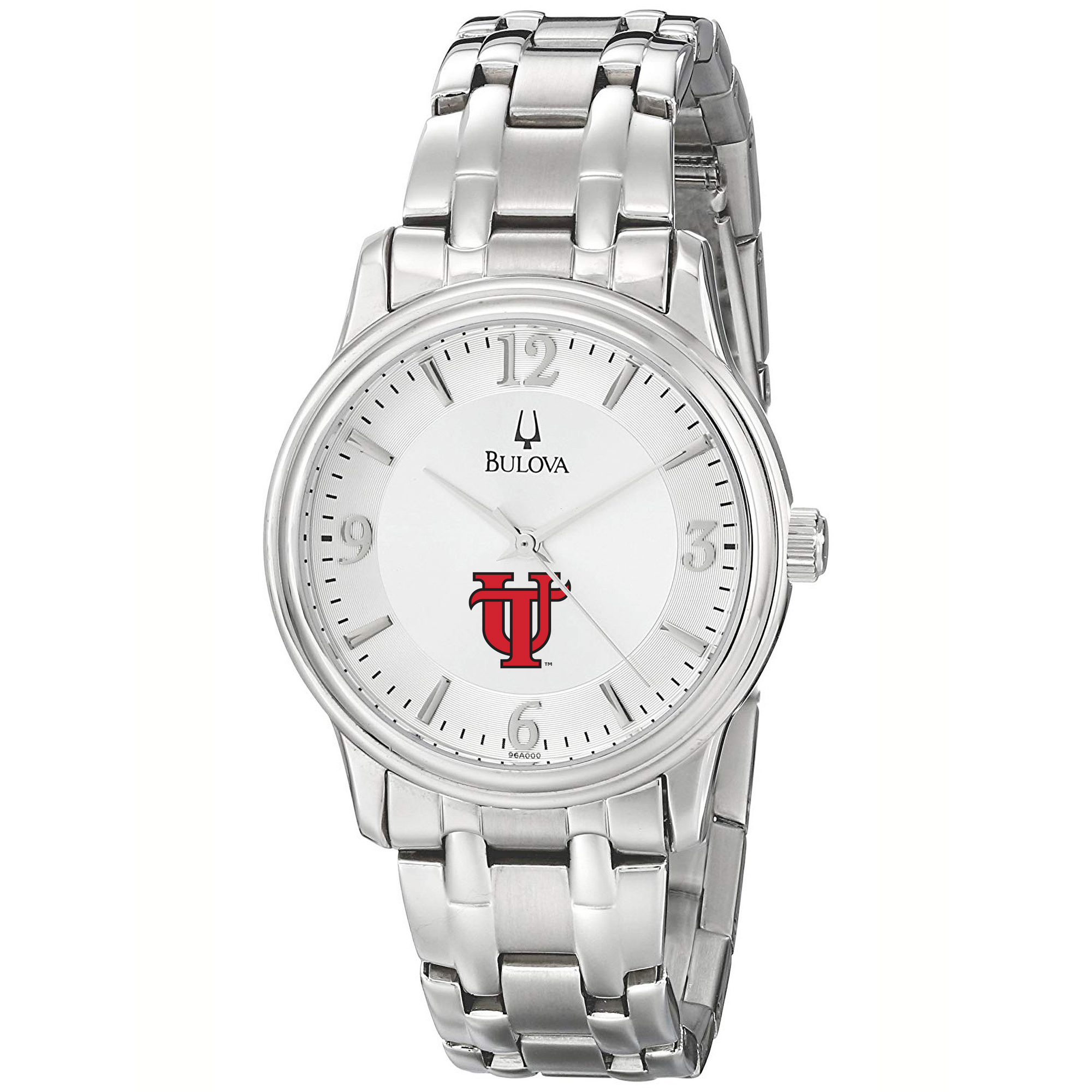 Men's Bulova  Silver Tampa Spartans Stainless Steel Quartz Watch