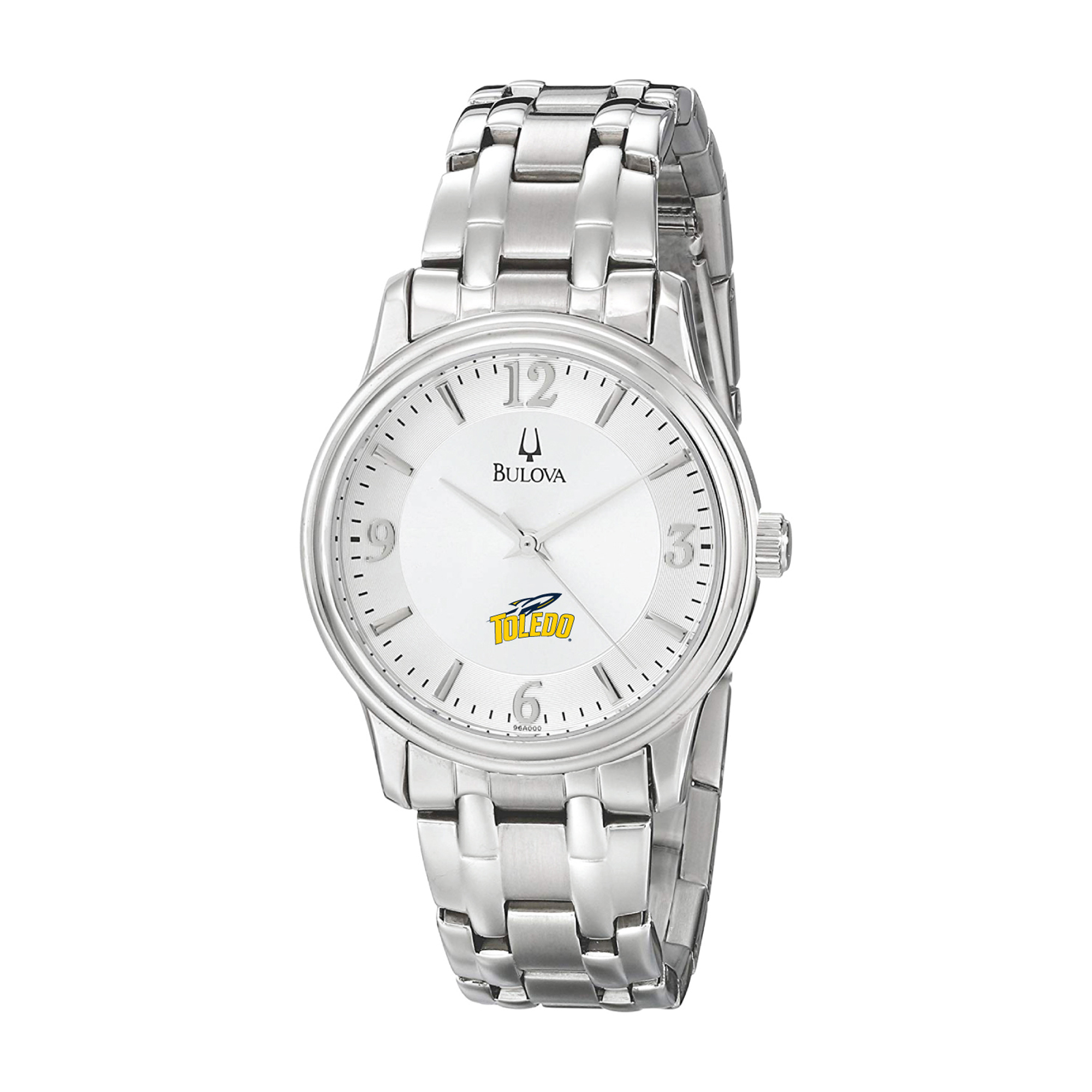 Men's Bulova  Silver Toledo Rockets Stainless Steel Quartz Watch