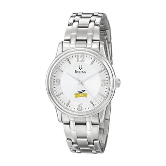 Men's Bulova  Silver Toledo Rockets Stainless Steel Quartz Watch