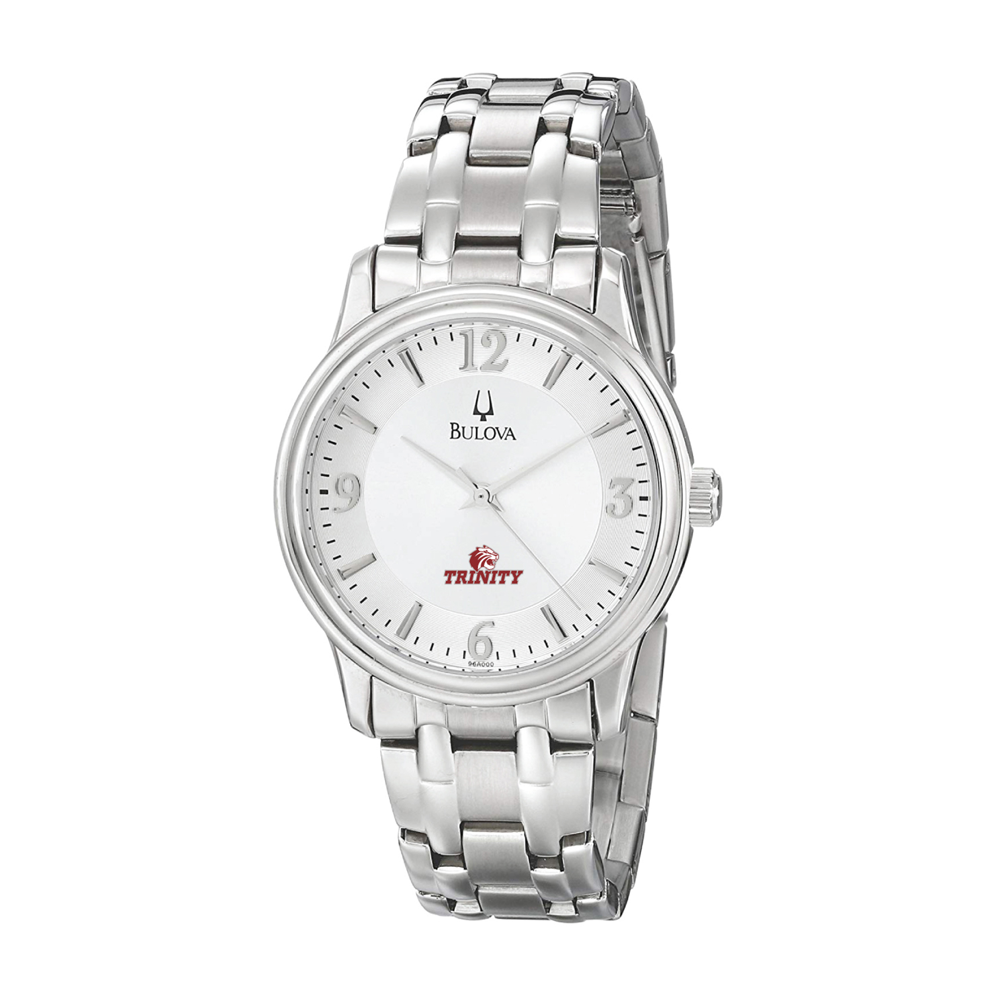 Men's Bulova  Silver Trinity Tigers Stainless Steel Quartz Watch
