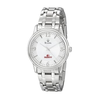 Men's Bulova  Silver Trinity Tigers Stainless Steel Quartz Watch