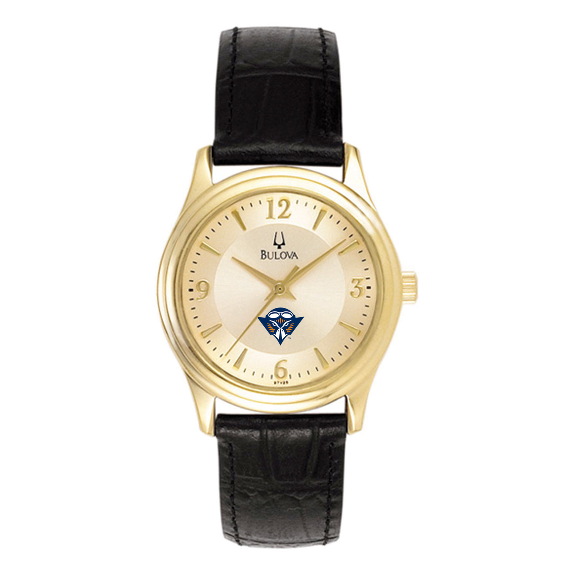 Women's Bulova  Gold/Black Tennessee-Martin Skyhawks Stainless Steel Watch with Leather Band