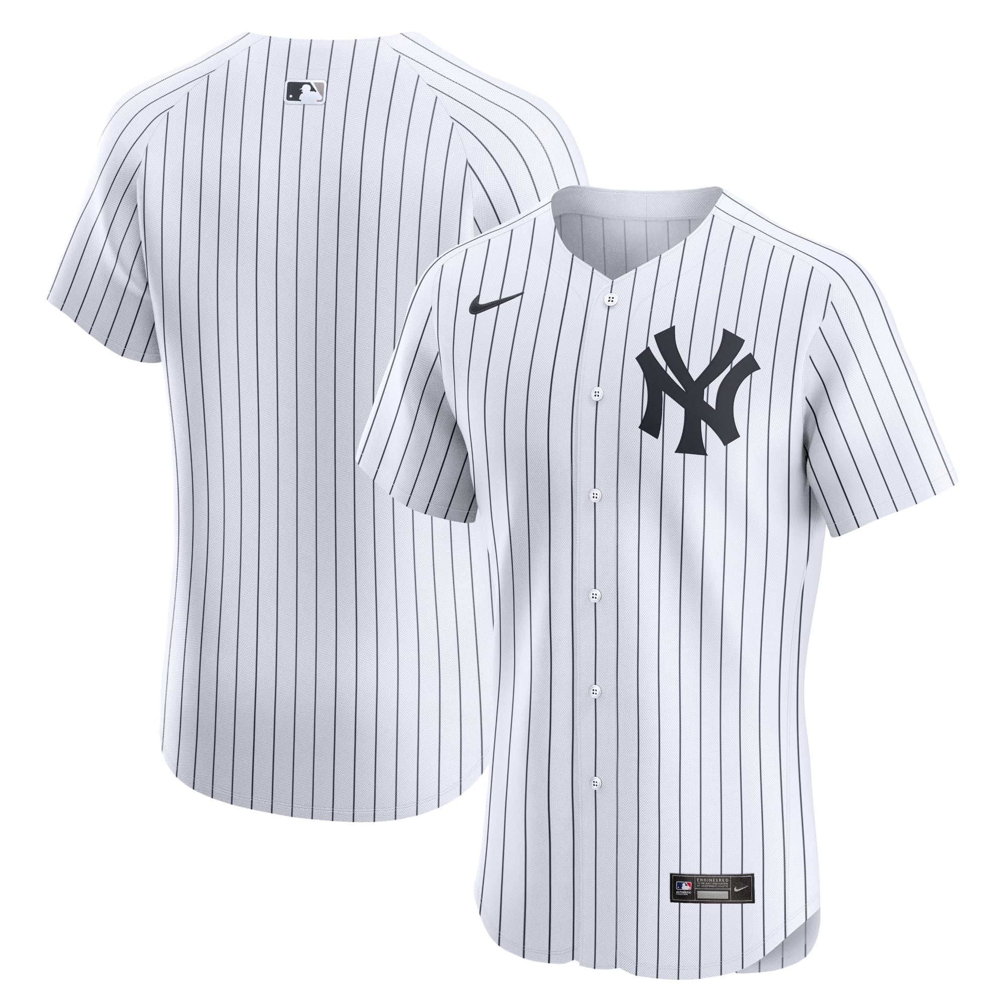 Maglia Nike Home Elite bianca dei New York Yankees da uomo