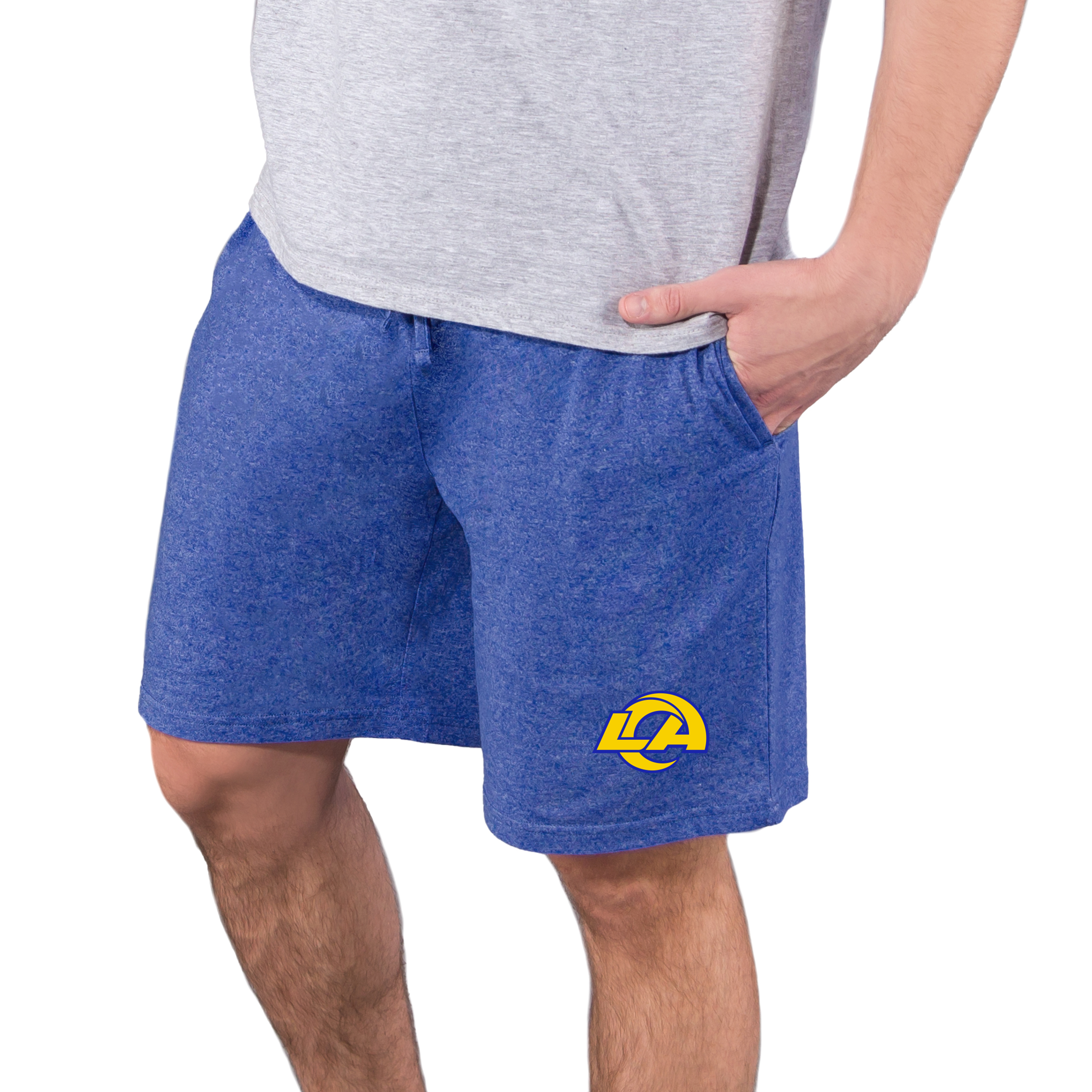 Men's Concepts Sport  Royal Los Angeles Rams Quest Knit Jam Shorts