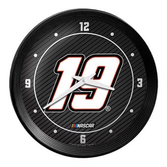 Martin Truex Jr 15" Ribbed Frame Wall Clock
