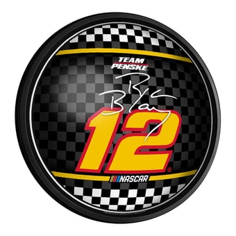 Ryan Blaney 18'' Round Slimline Illuminated Wall Sign