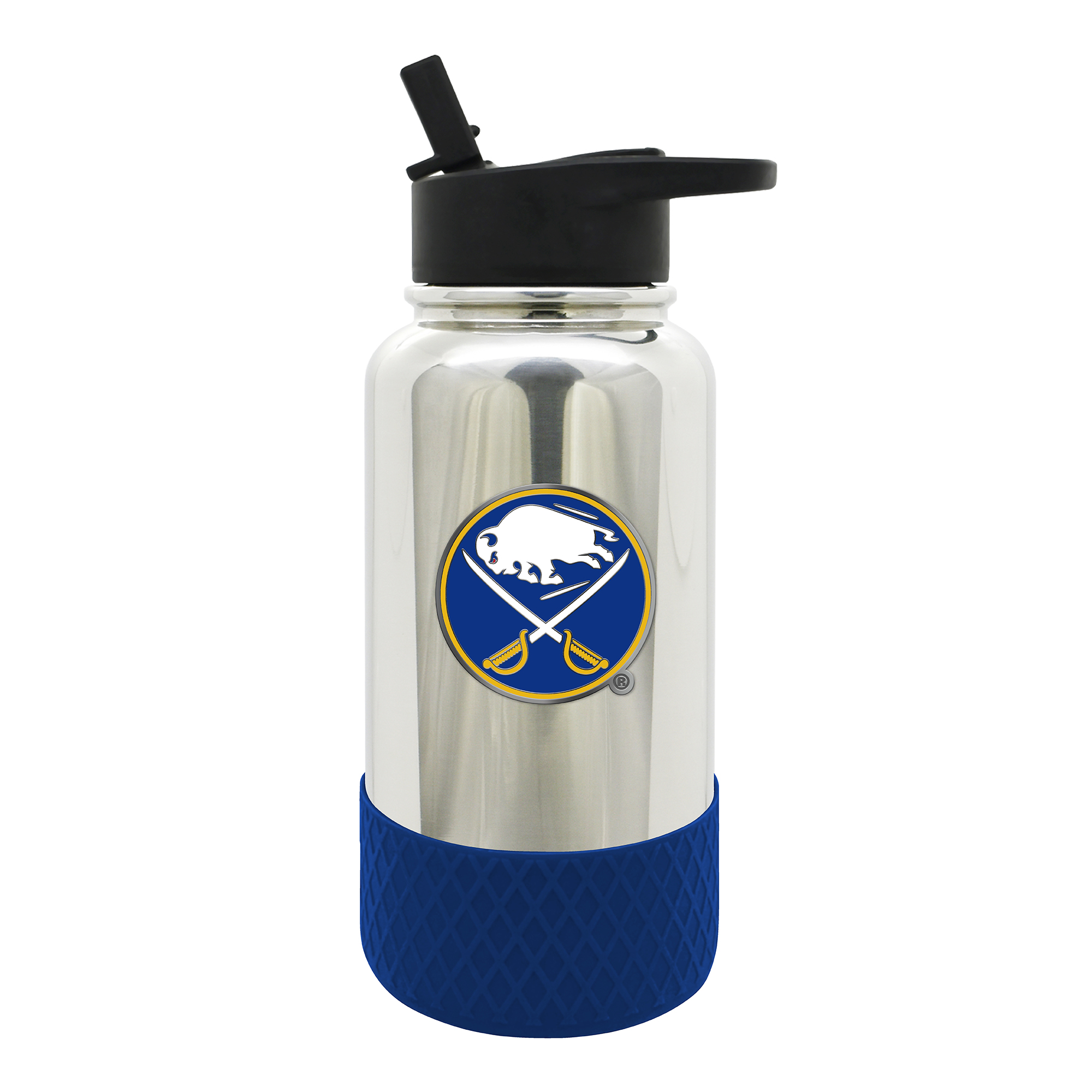 Buffalo Sabres 32oz. Team Color Chrome Hydration Bottle Buffalo Sabres 32oz. Team Color Chrome Hydration Bottle