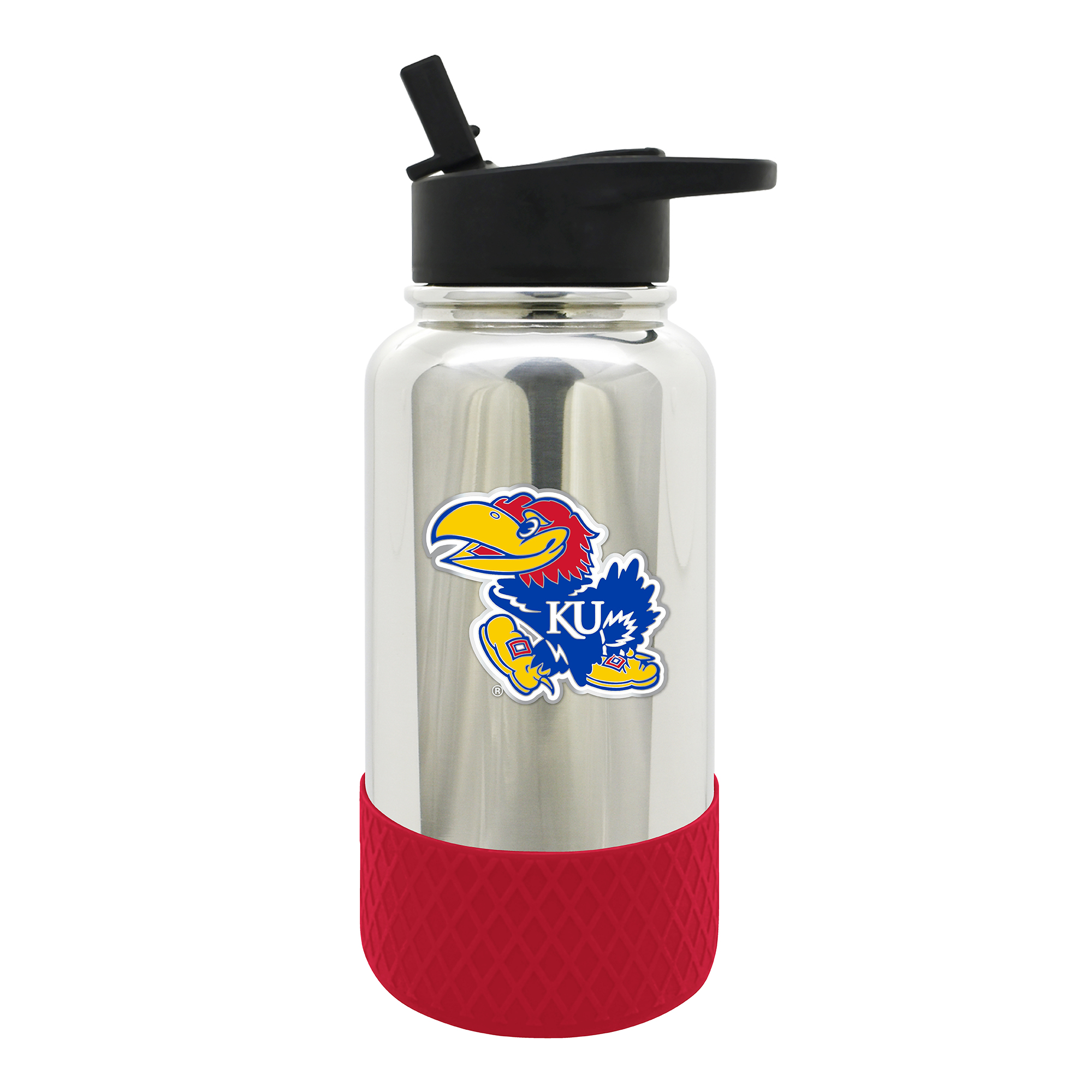 Kansas Jayhawks 32oz. Team Color Chrome Hydration Bottle