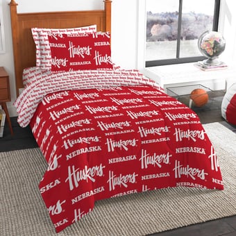 The Northwest Group Nebraska Huskers Five-Piece Twin Bed in a Bag Set