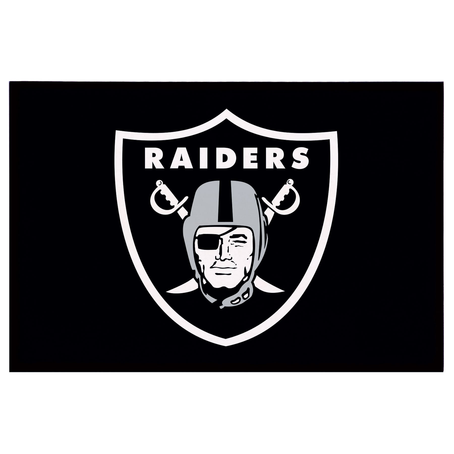 Las Vegas Raiders 2' x 3' Indoor/Outdoor Welcome Rug