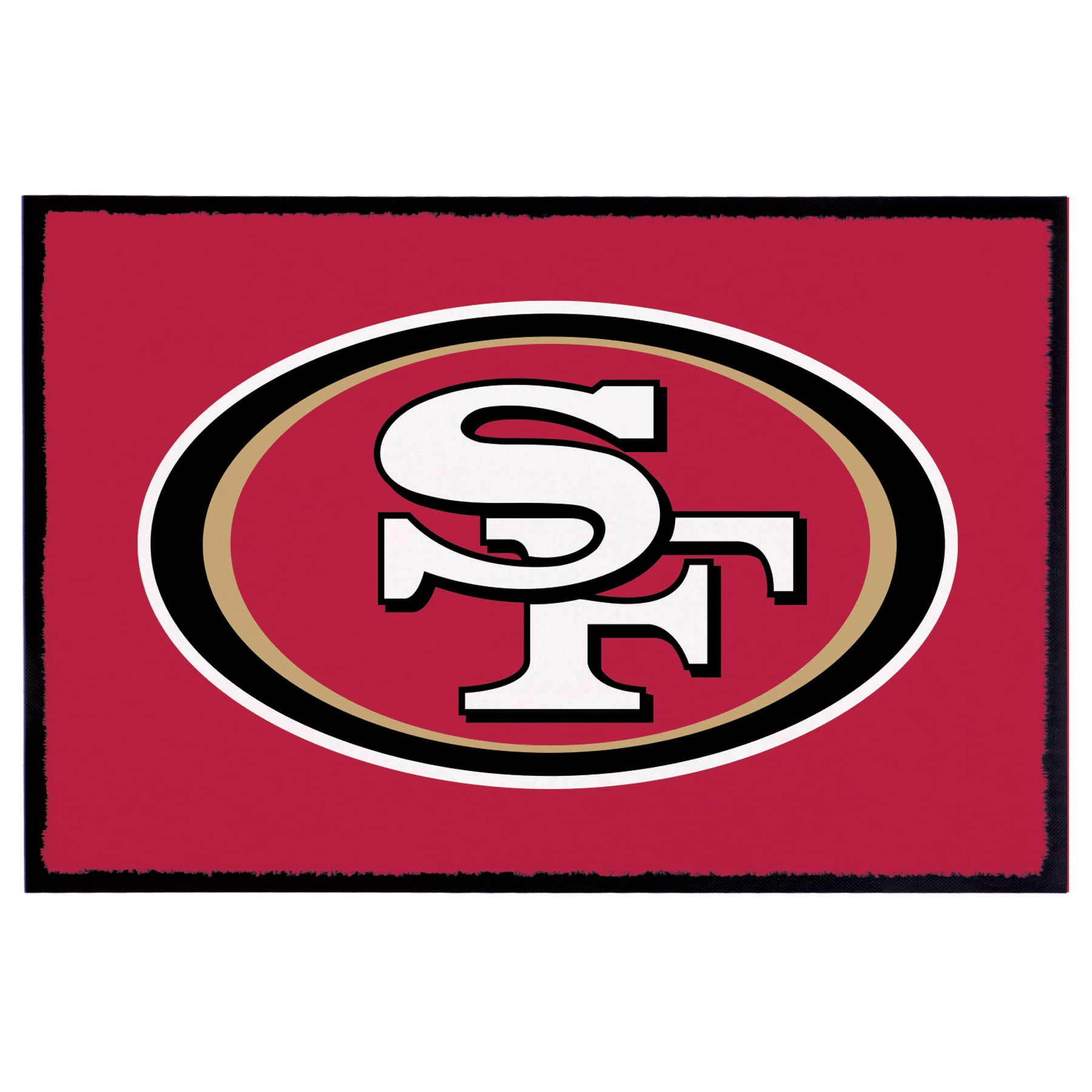 San Francisco 49ers 2' x 3' Indoor/Outdoor Welcome Rug