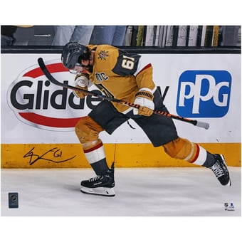 Mark Stone Vegas Golden Knights Autographed 16" x 20" 2023 Stanley Cup Final Game 5 Celebrating Photograph