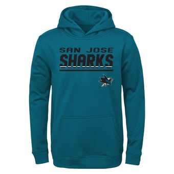 Youth Teal San Jose Sharks Headliner Pullover Hoodie