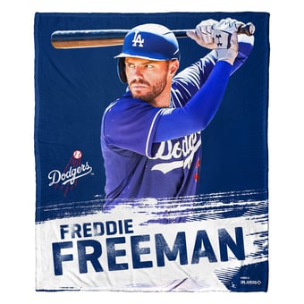 "The Northwest Group Freddie Freeman Los Angeles Dodgers 50"" x 60"" Player Silk Touch Throw Blanket"