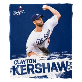"The Northwest Group Clayton Kershaw Los Angeles Dodgers 50"" x 60"" Player Silk Touch Throw Blanket"