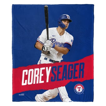 "The Northwest Group Corey Seager Texas Rangers 50"" x 60"" Player Silk Touch Throw Blanket"