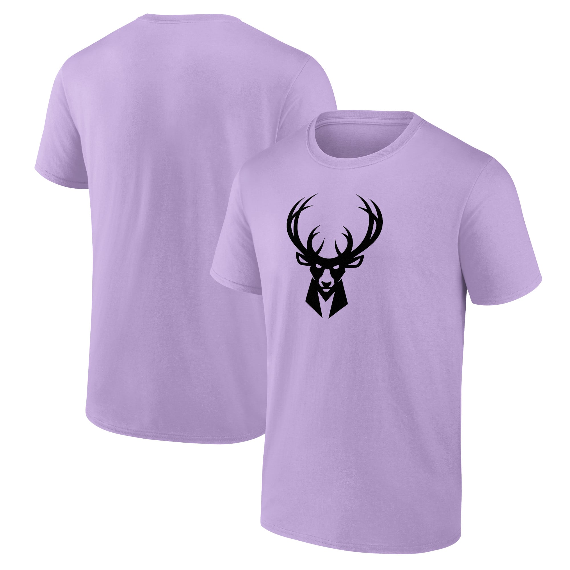 Camiseta sin mangas con gráfico y logo monocromático de la marca FanatIcs de los Milwaukee Bucks para hombre