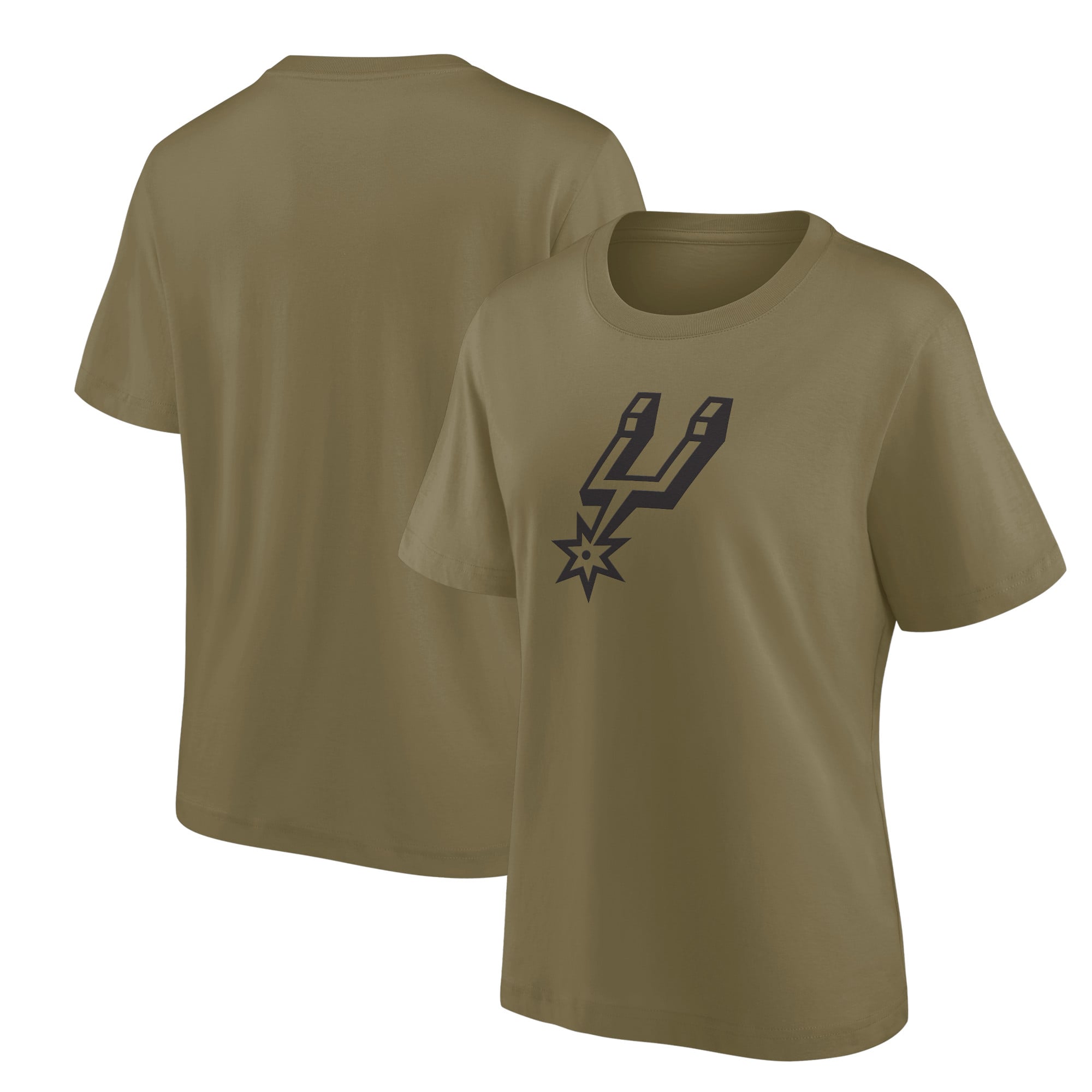 T-shirt oversize con grafica monologo e logo Fanatics dei San Antonio Spurs - Donna