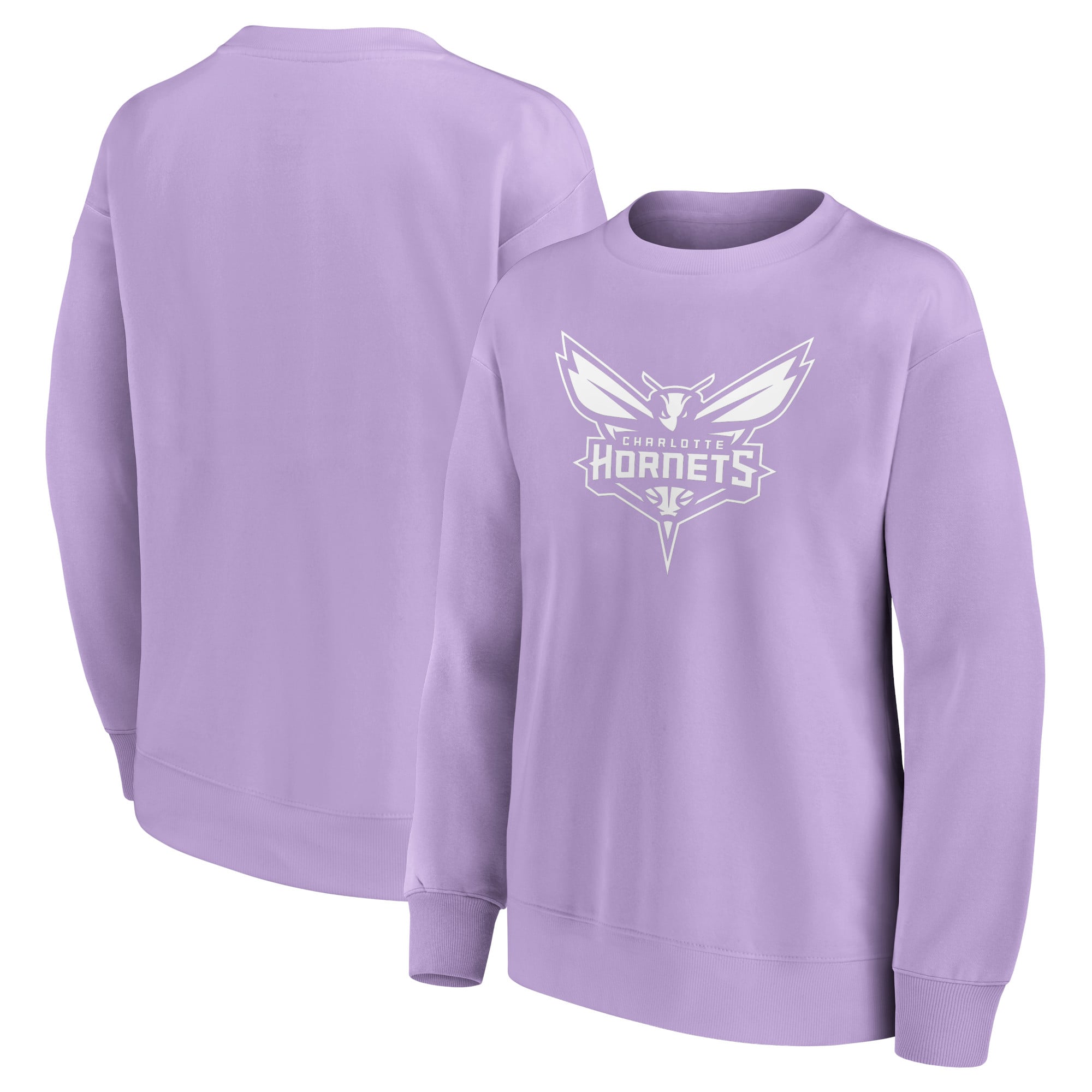 Charlotte Hornets Mono Logo Graphic Oversized Crew Sweatshirt – Womens