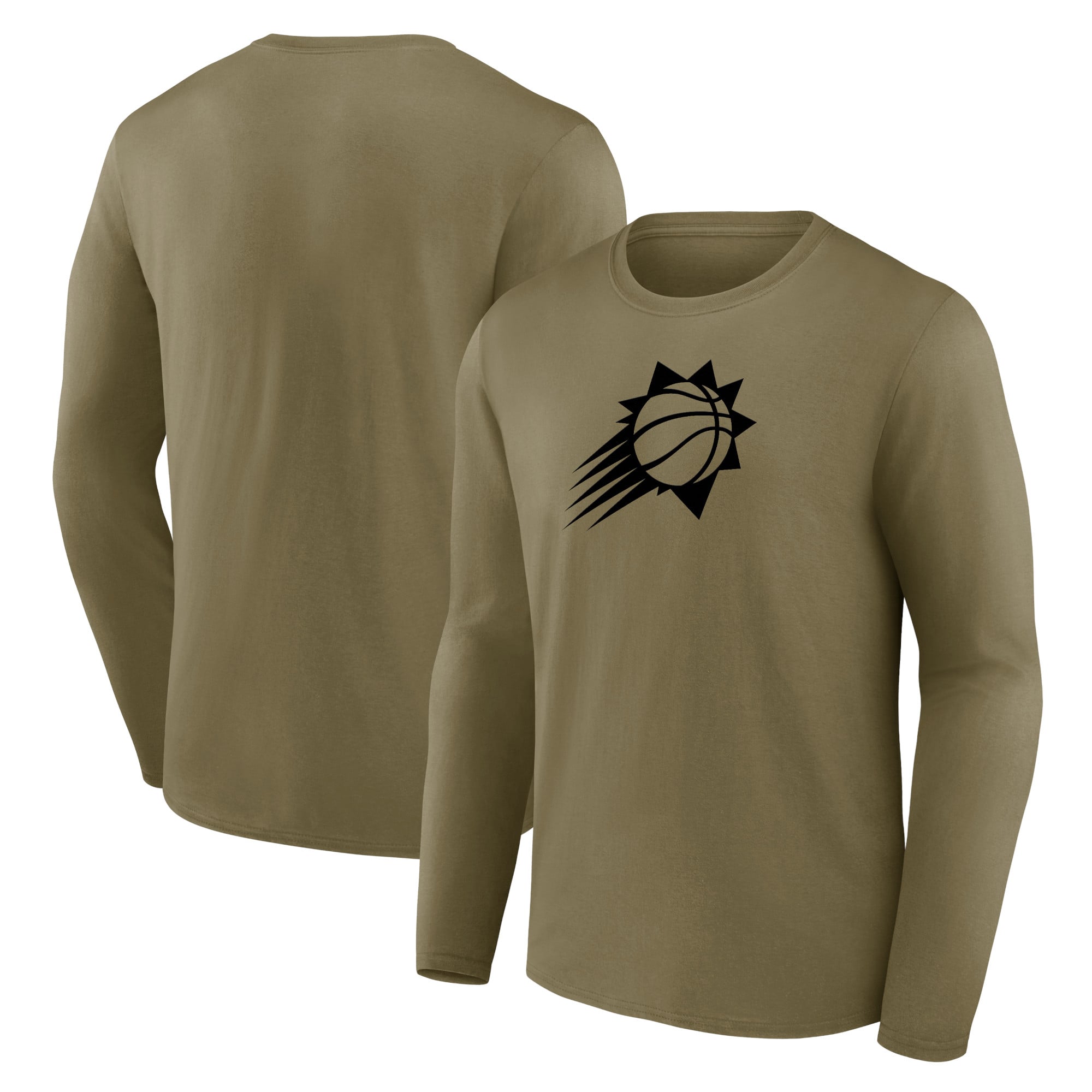 T-shirt a maniche lunghe con logo grafico monomarca Phoenix Suns Fanatics - Uomo