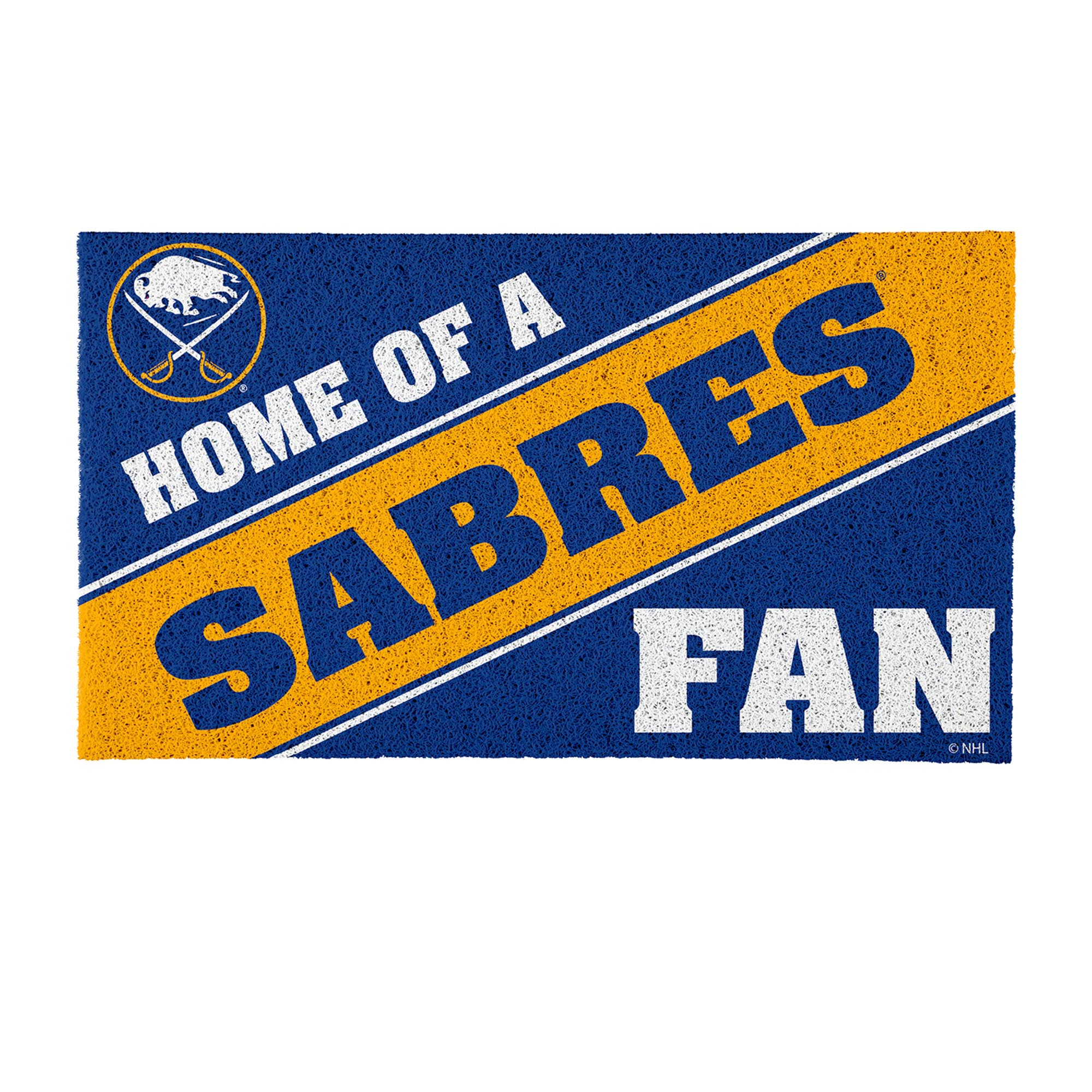 “Buffalo Sabres 16″” x 28″” Coir Logo Doormat” “Buffalo Sabres 16″” x 28″” Coir Logo Doormat”