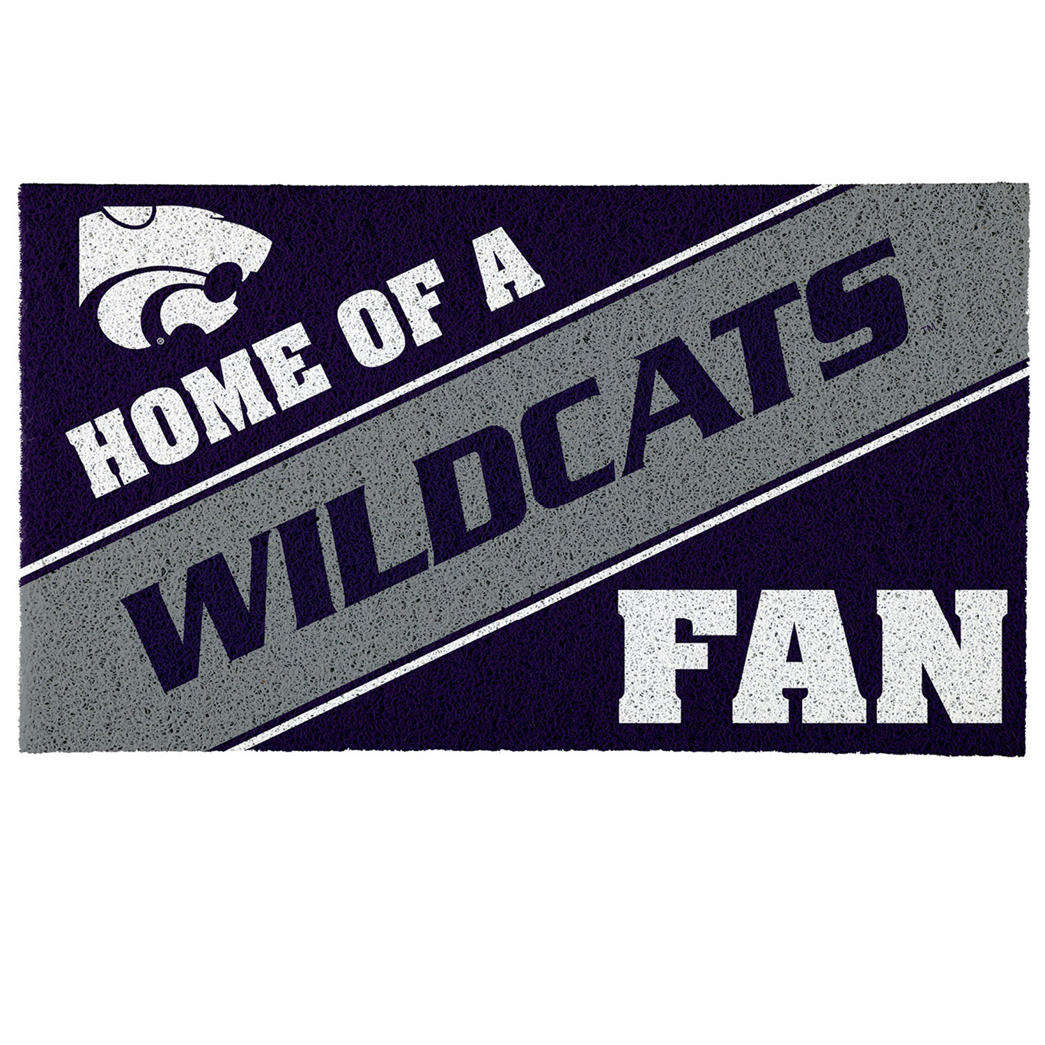 Kansas State Wildcats 16" x 28" Coir Logo Doormat