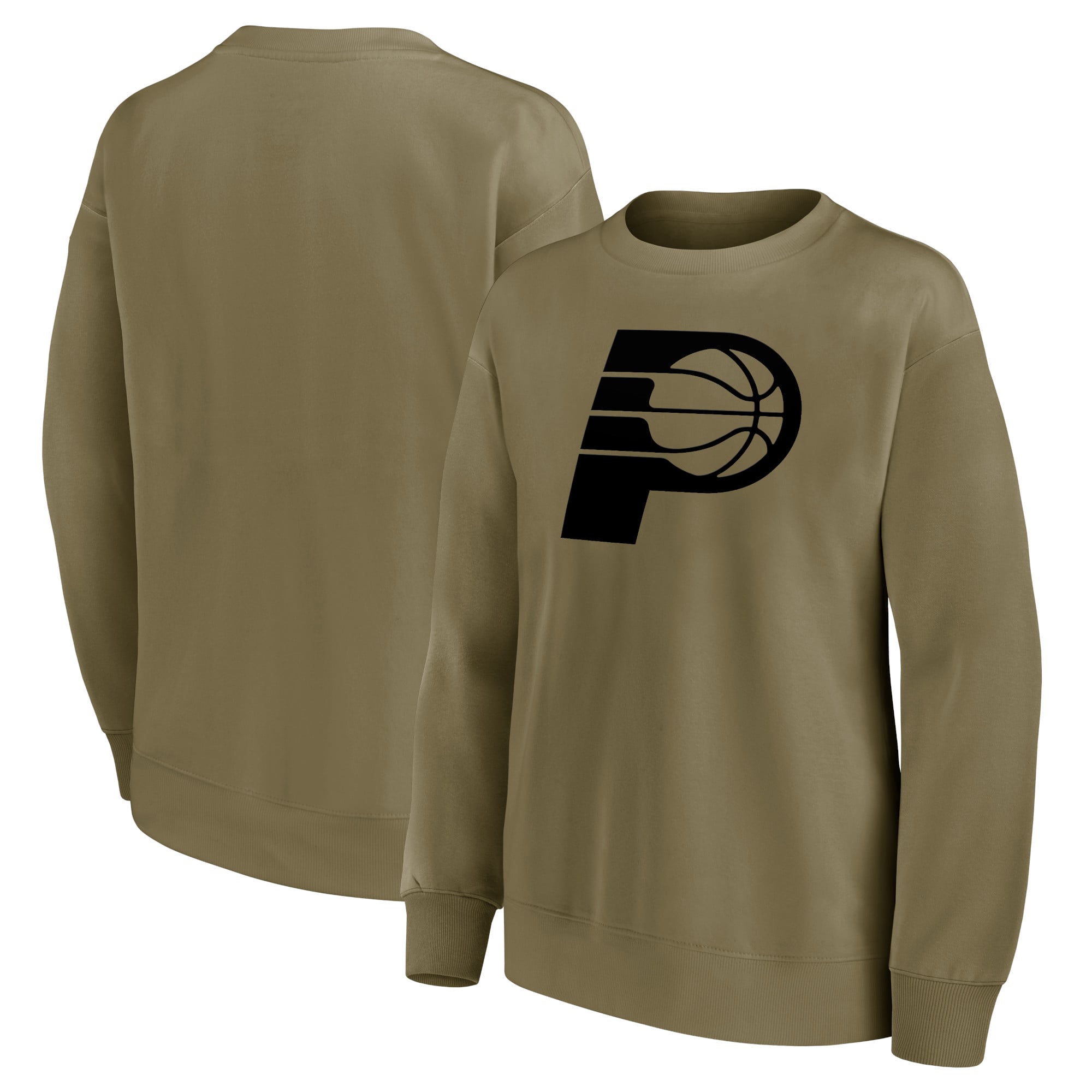 Sudadera extragrande con gráfico monocromático y logo de Indiana Pacers Fanatics Branded - Mujer