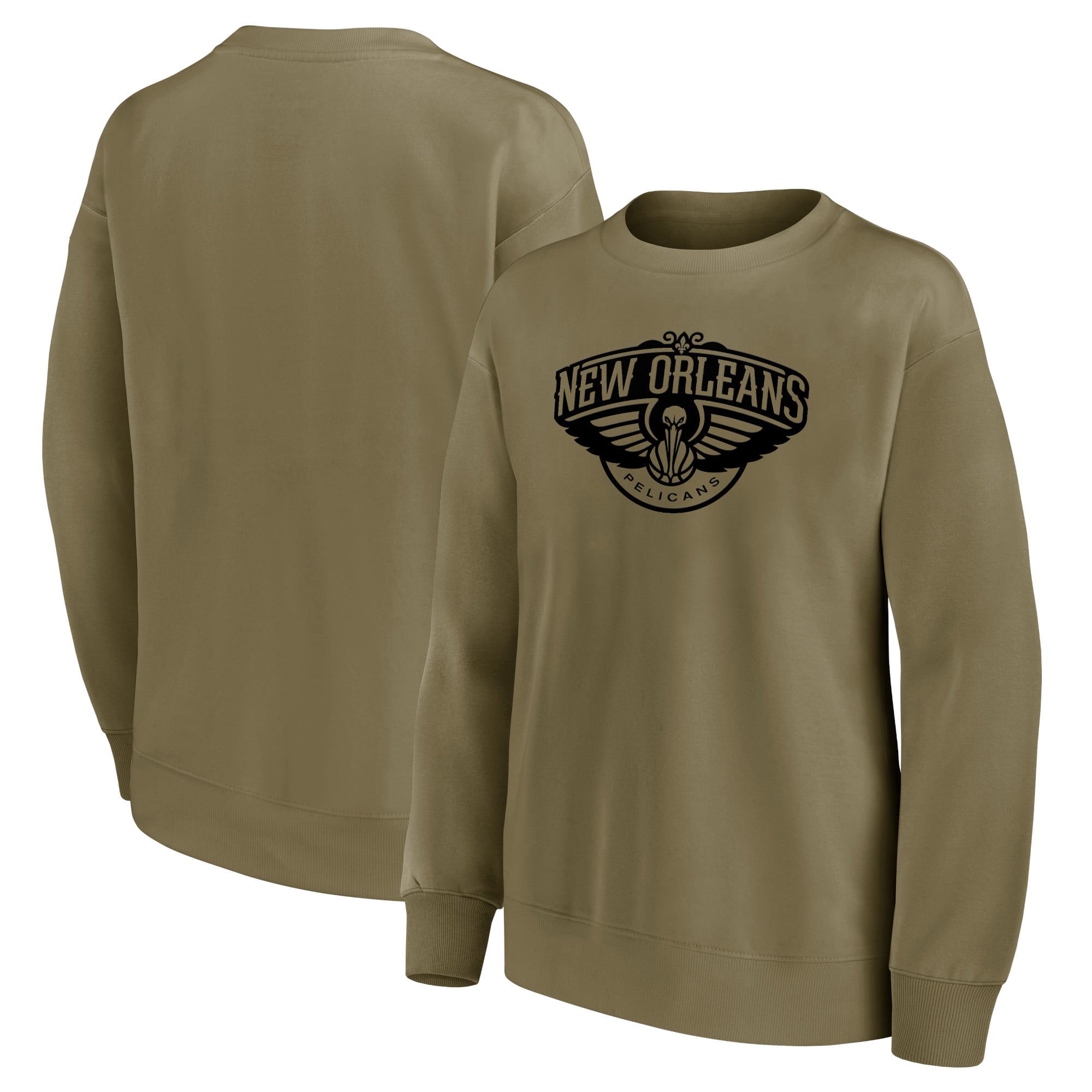 Sudadera extragrande con gráfico monocromático y logo de New Orleans Pelicans Fanatics Branded - Mujer