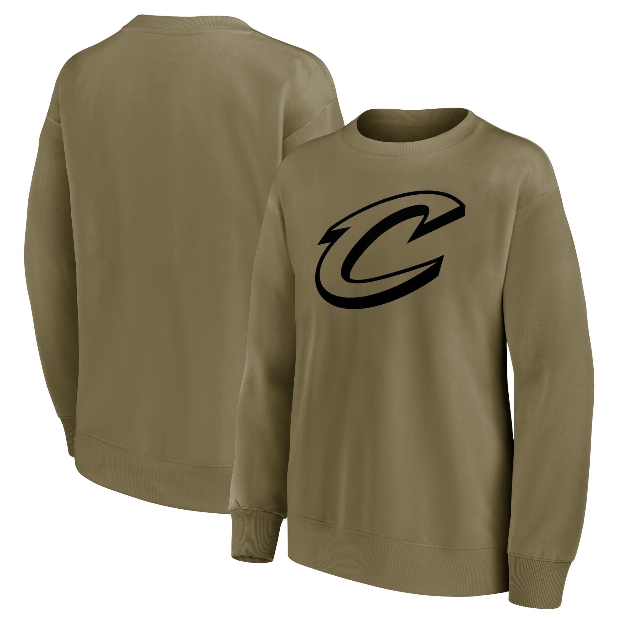 Cleveland Cavaliers Mono Logo Graphic Oversized Crew Sweatshirt – Womens Cleveland Cavaliers Mono Logo Graphic Oversized Crew Sweatshirt – Womens