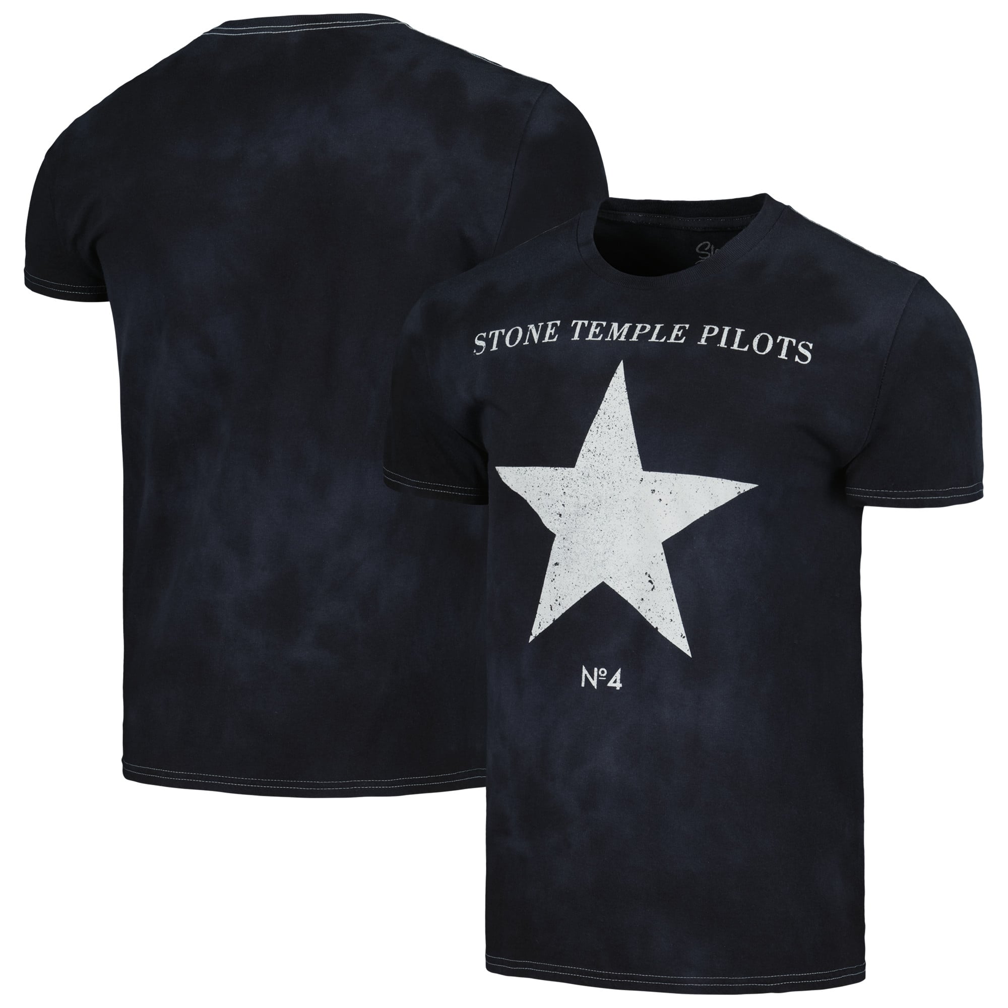 Men's Black Stone Temple Pilots No. 4 T-Shirt