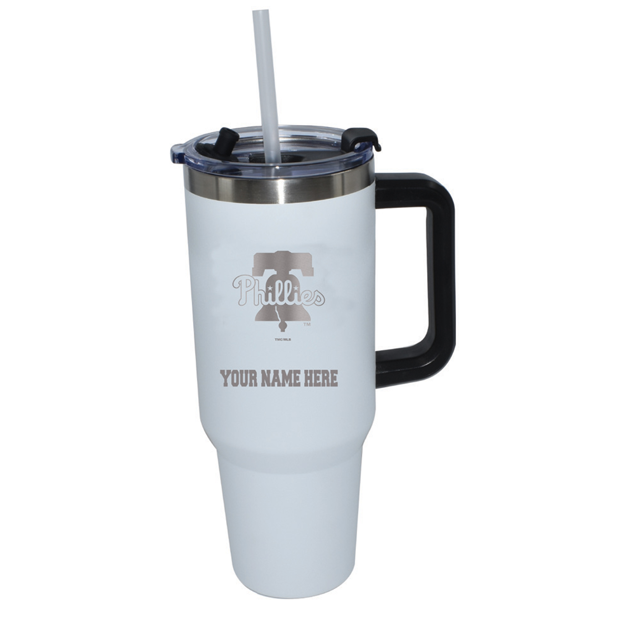 The Memory Company  Philadelphia Phillies Personalized White 40oz. Colossal Tumbler