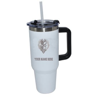 The Memory Company  Baltimore Ravens Personalized White 40oz. Colossal Tumbler
