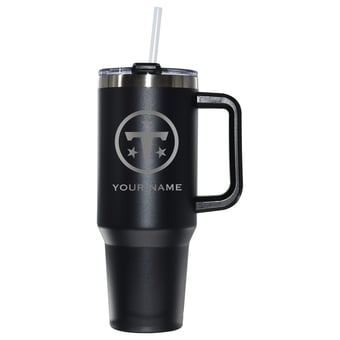 The Memory Company  Tennessee Titans Personalized Black 40oz. Colossal Tumbler