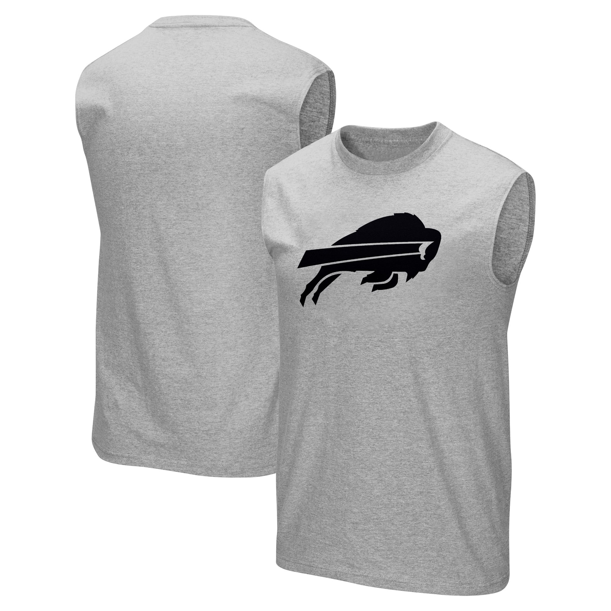 Camiseta sin mangas con gráfico y logo monocromático de Buffalo Bills para hombre