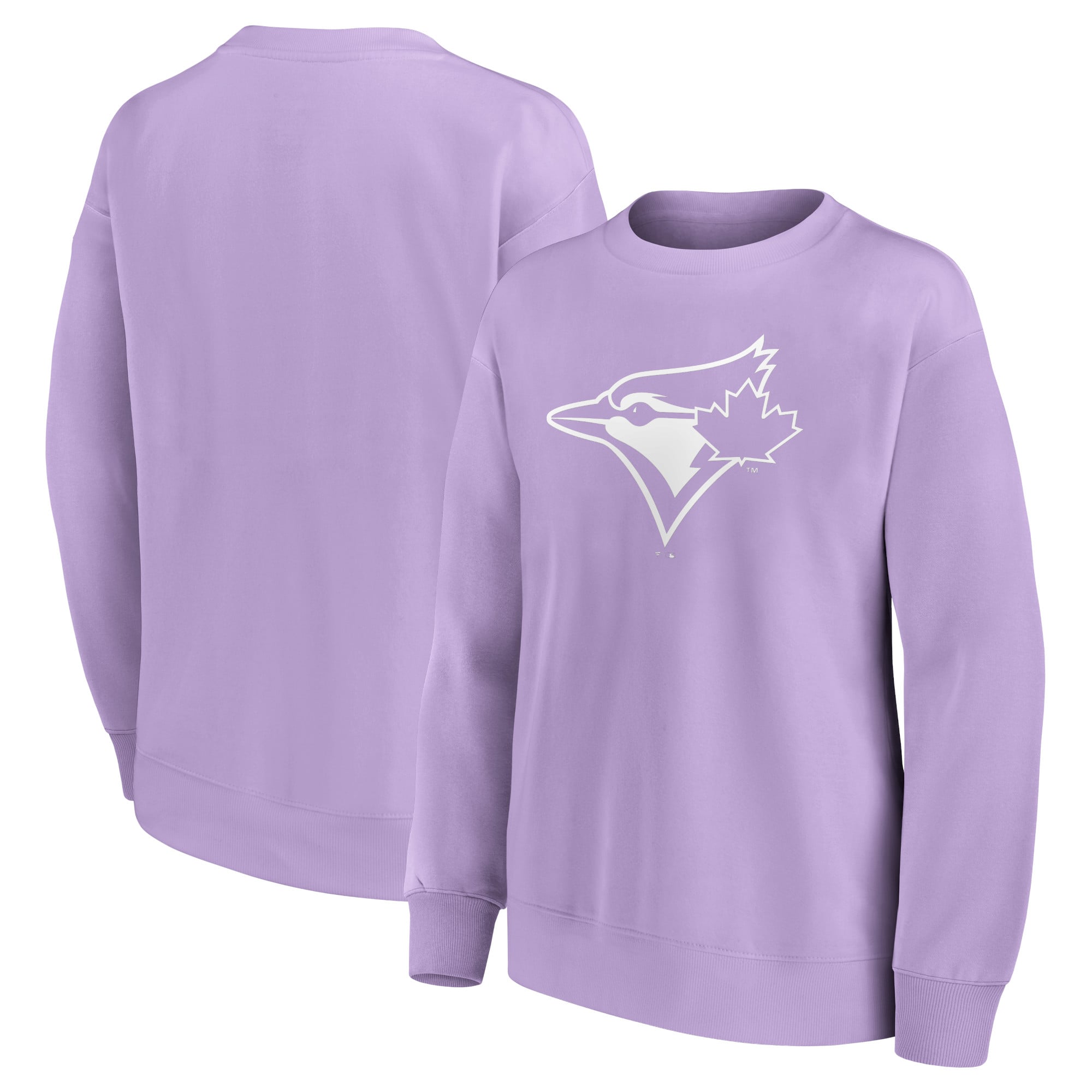 Felpa girocollo oversize con grafica mono logo Toronto Blue Jays - Donna
