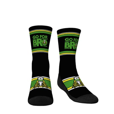 Youth Rock Em  Black Matt Riddle Throwback Stripes Crew Socks