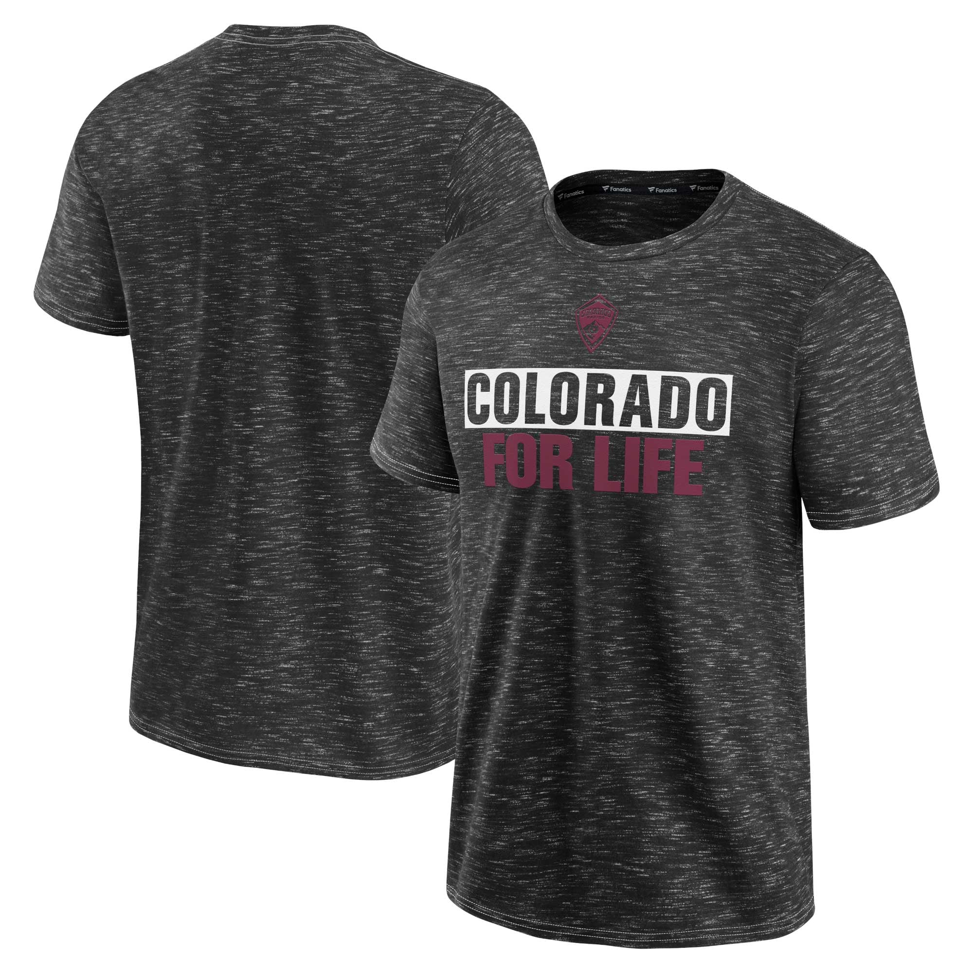 Men's Fanatics Charcoal Colorado Rapids T-Shirt