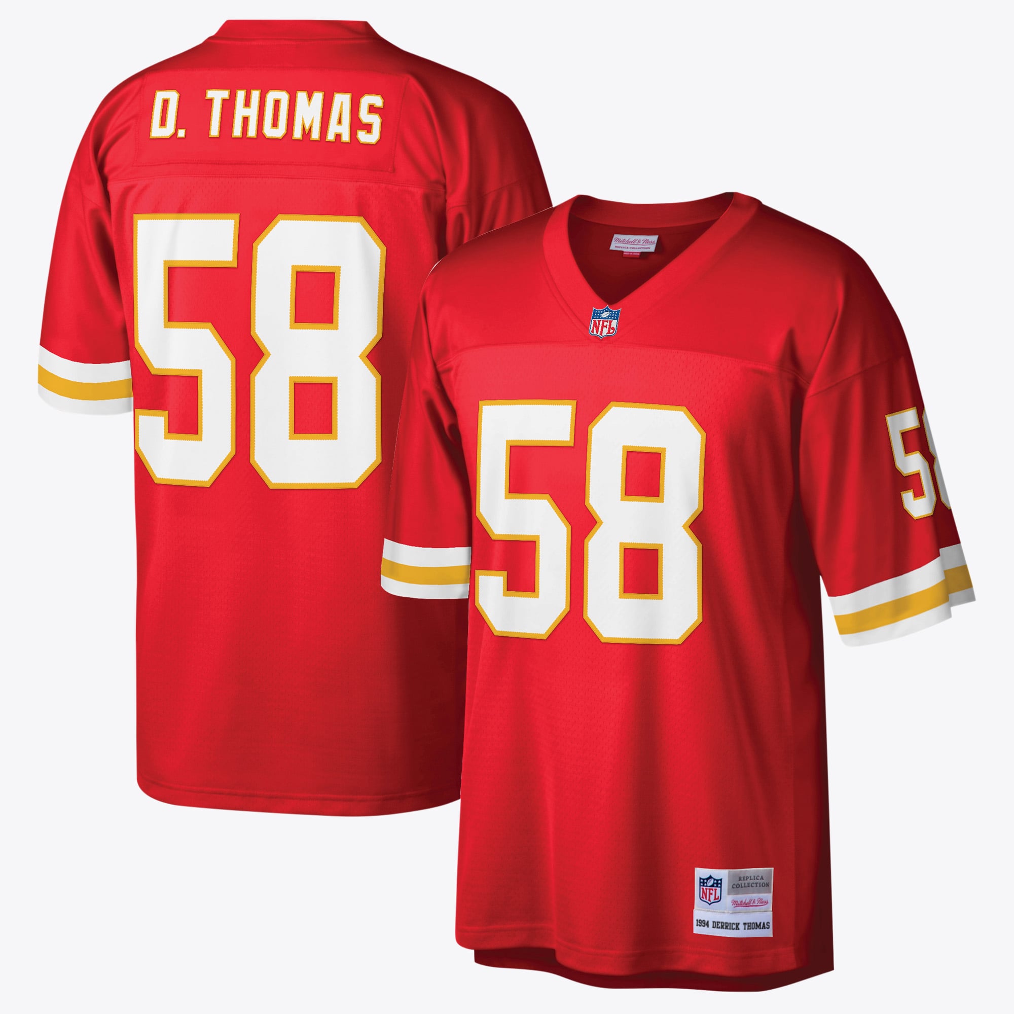 Derrick Thomas Kansas City Chiefs 1994 Mitchell & Ness Legacy Trikot – Rot