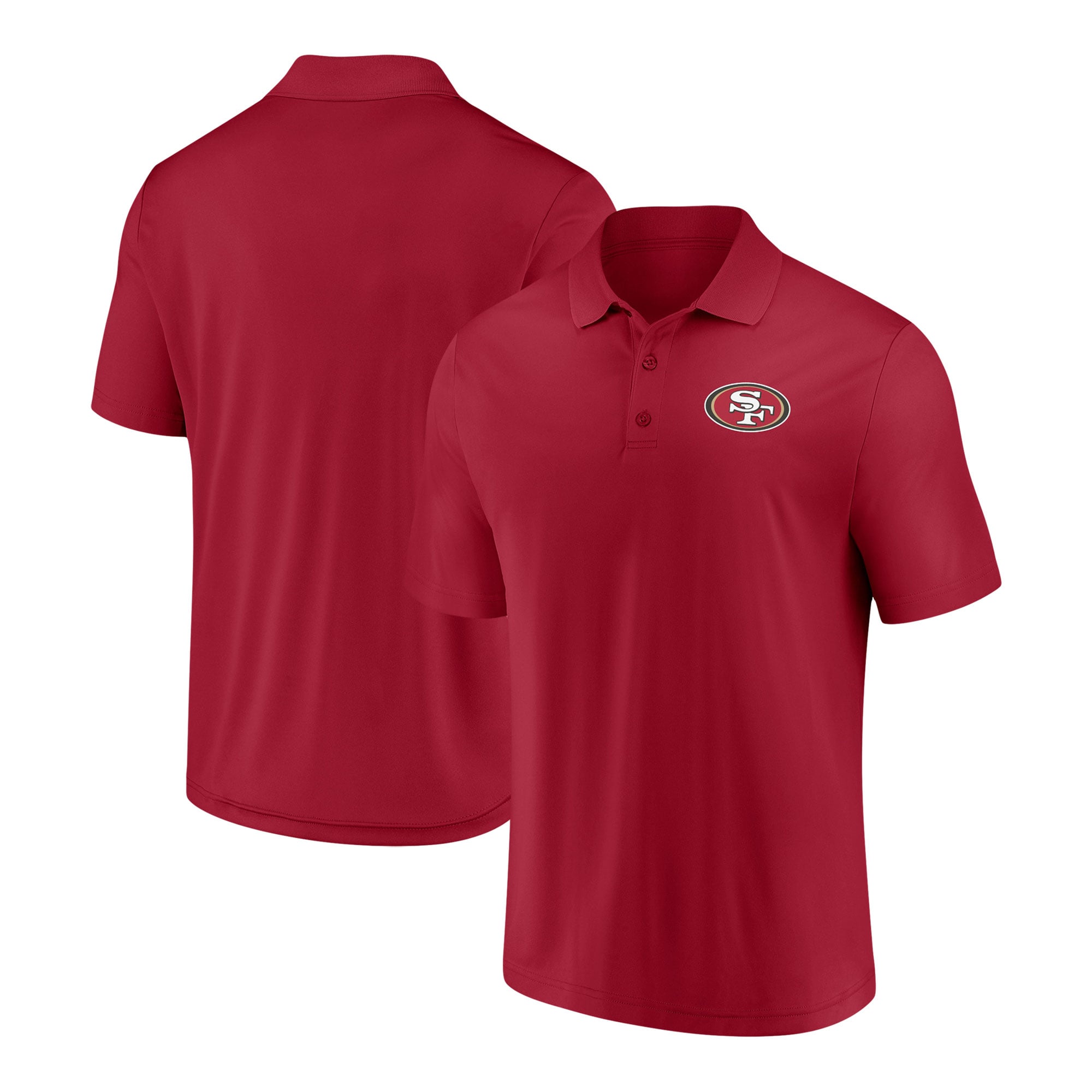 Men's Fanatics Scarlet San Francisco 49ers Component Polo