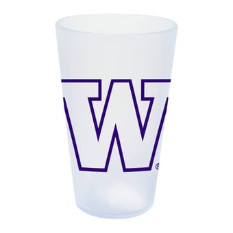 WinCraft Washington Huskies 16oz. Icicle Silicone Pint Glass