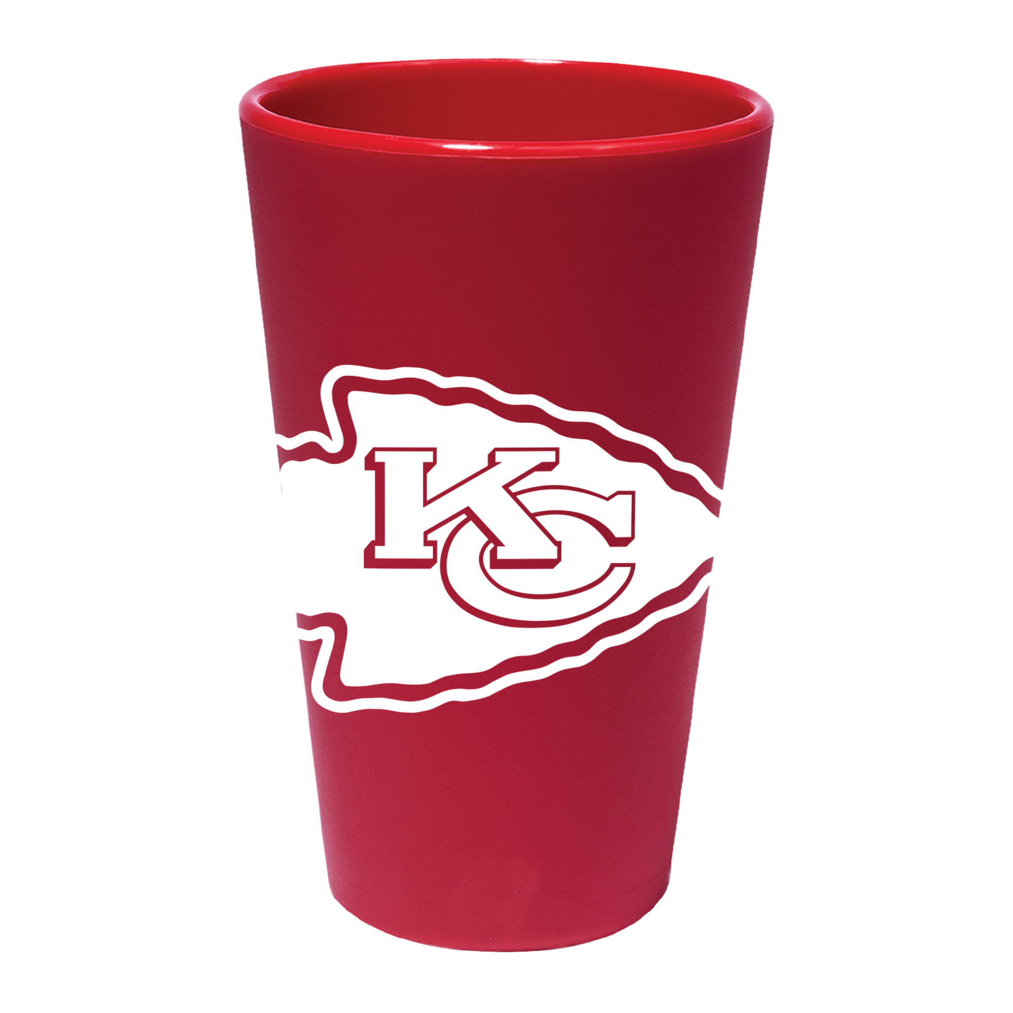 WinCraft Kansas City Chiefs 16oz. Team Color Silicone Pint Glass WinCraft Kansas City Chiefs 16oz. Team Color Silicone Pint Glass