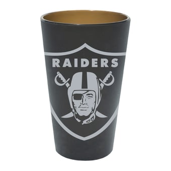 WinCraft Las Vegas Raiders 16oz. Team Color Silicone Pint Glass