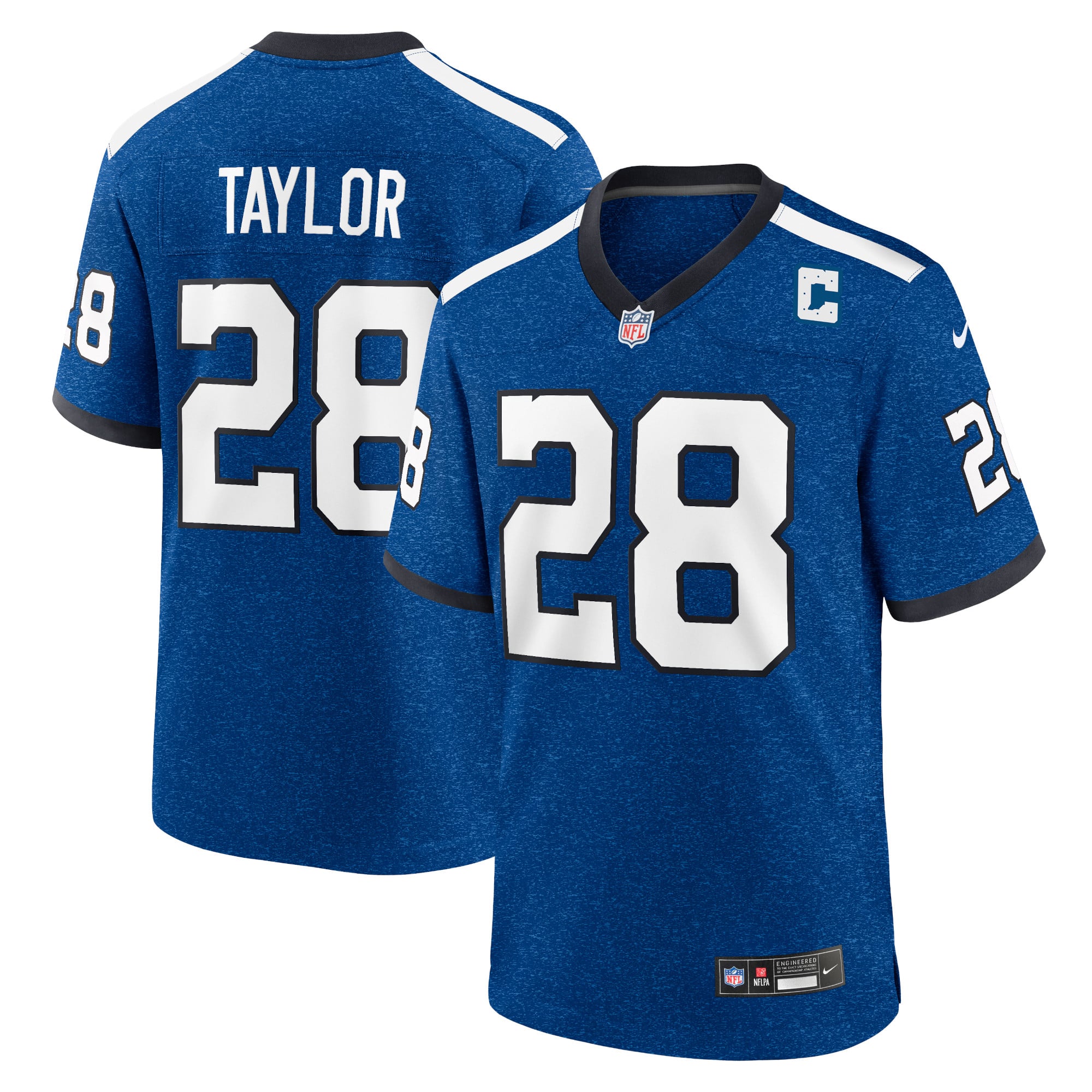 Camiseta Nike Game Indiana Nights de la 3ª equipación del Indianapolis Colts - Azul real - Jonathan Taylor - Hombre